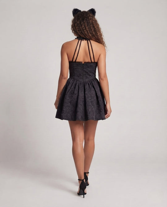 Damen Verspieltes Kleid mit verführerischen Rüschendetails Shop Nory