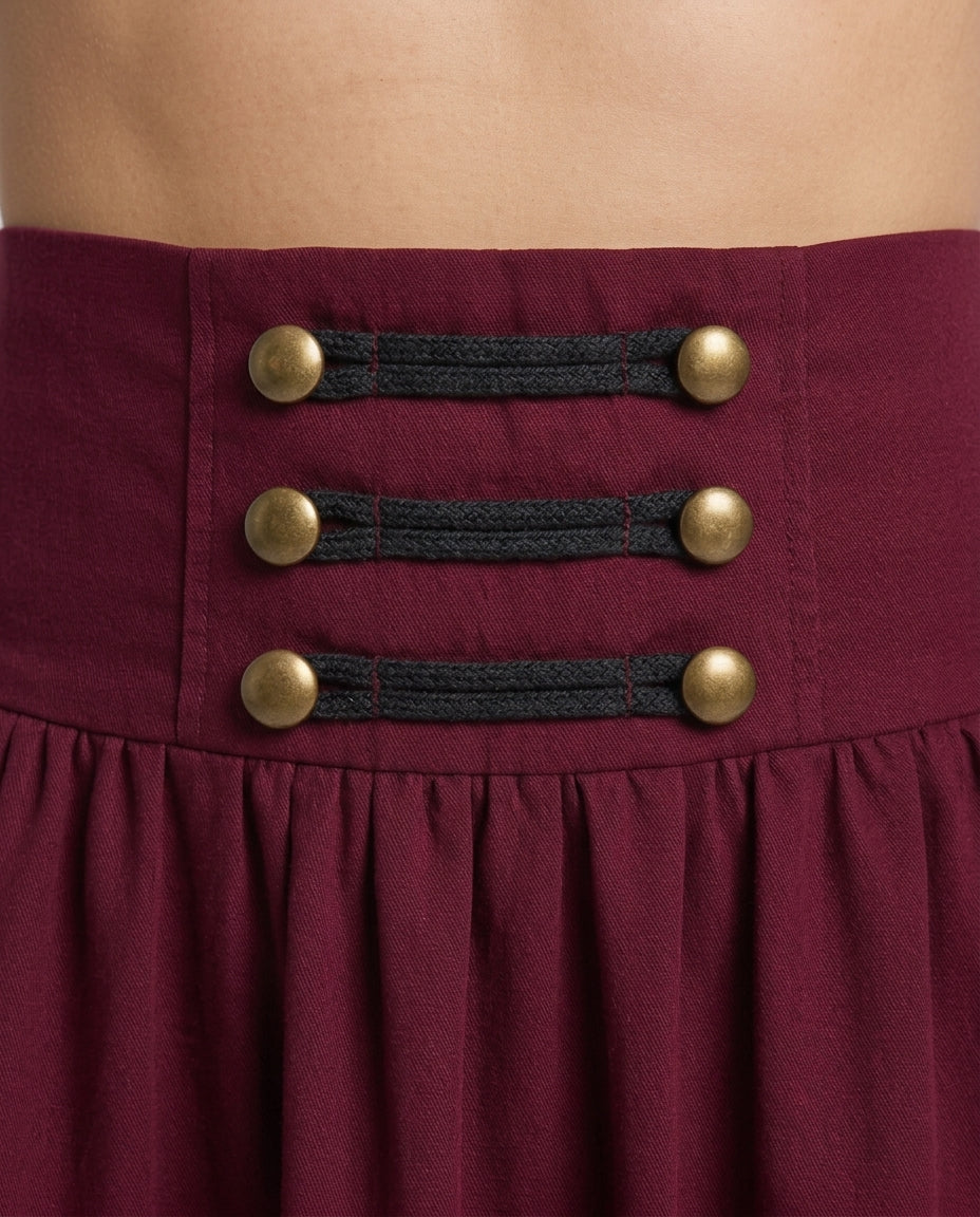 Damen Eleganter Hochzeitsrock mit Schnürung und Rüsche Shop Nory