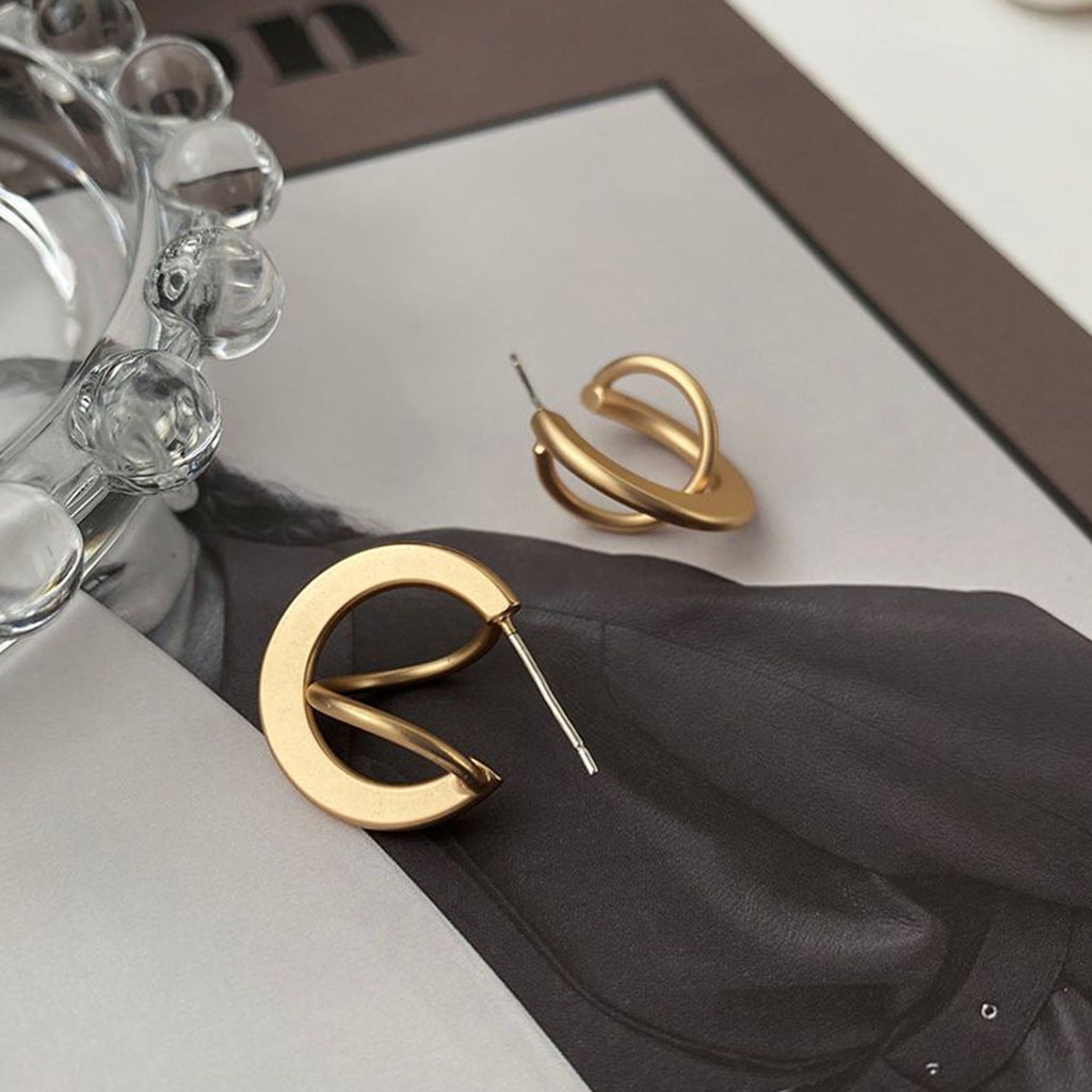 Spiral Abstract Hoop Ohrringe | Shop Nory