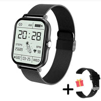 Schwarz (inkl. KOSTENLOSEM zusätzlichem Uhrenarmband)