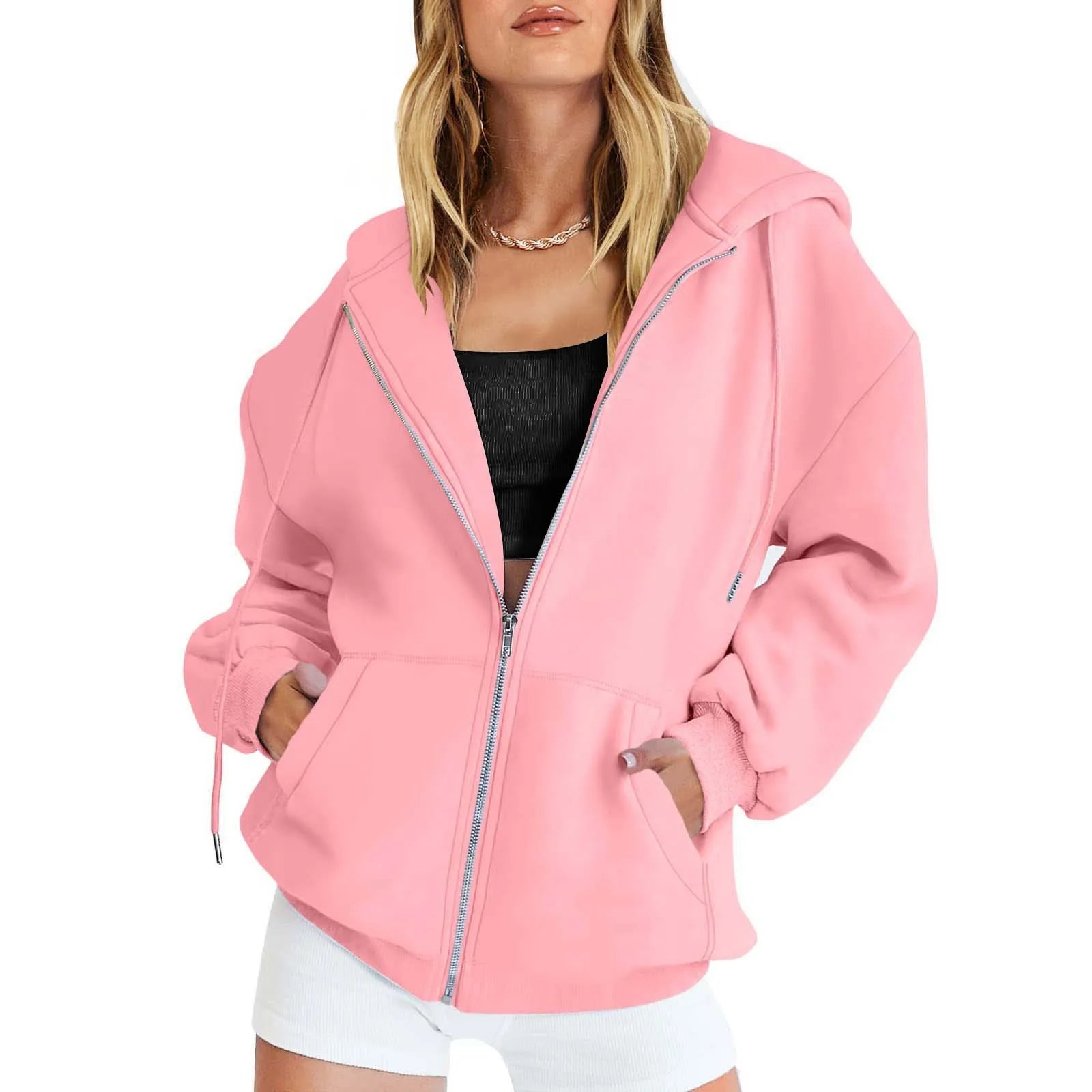 Hoodie Zip-Up Sweatshirt