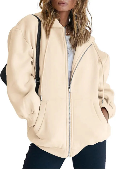 Hoodie Zip-Up Sweatshirt