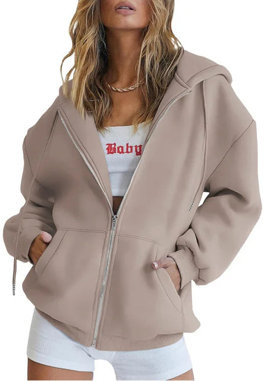 Hoodie Zip-Up Sweatshirt