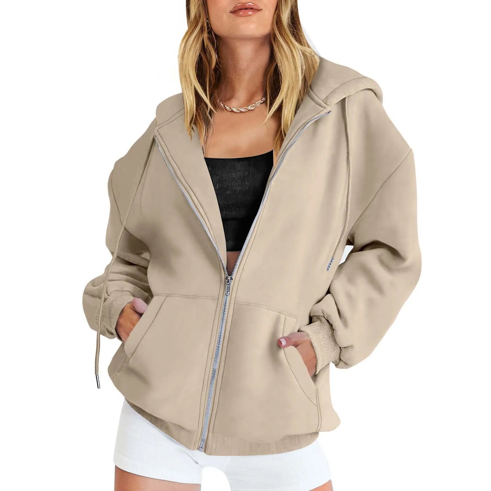 Hoodie Zip-Up Sweatshirt