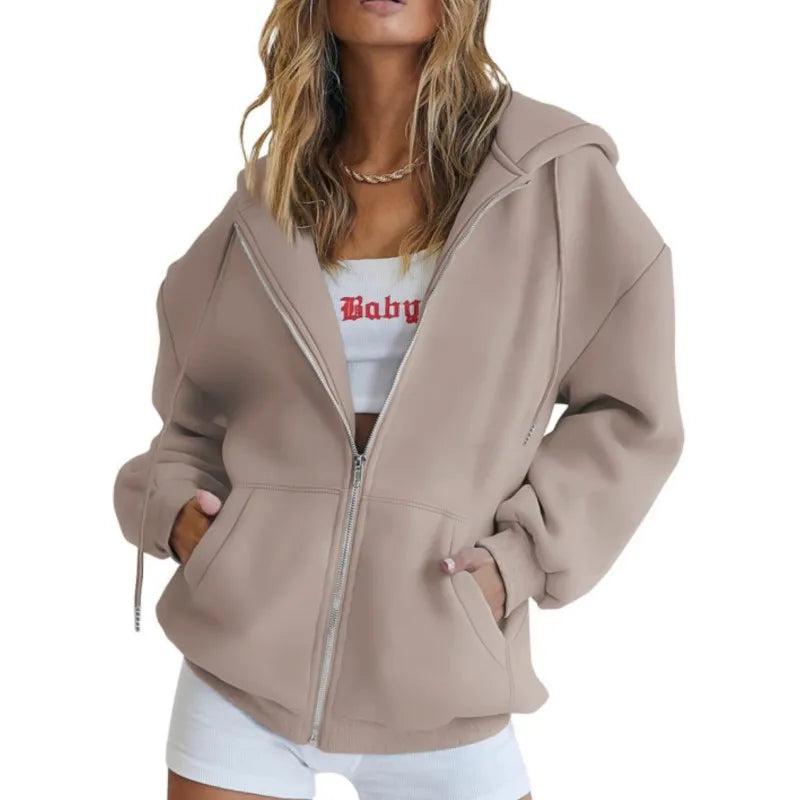 Hoodie Zip-Up Sweatshirt