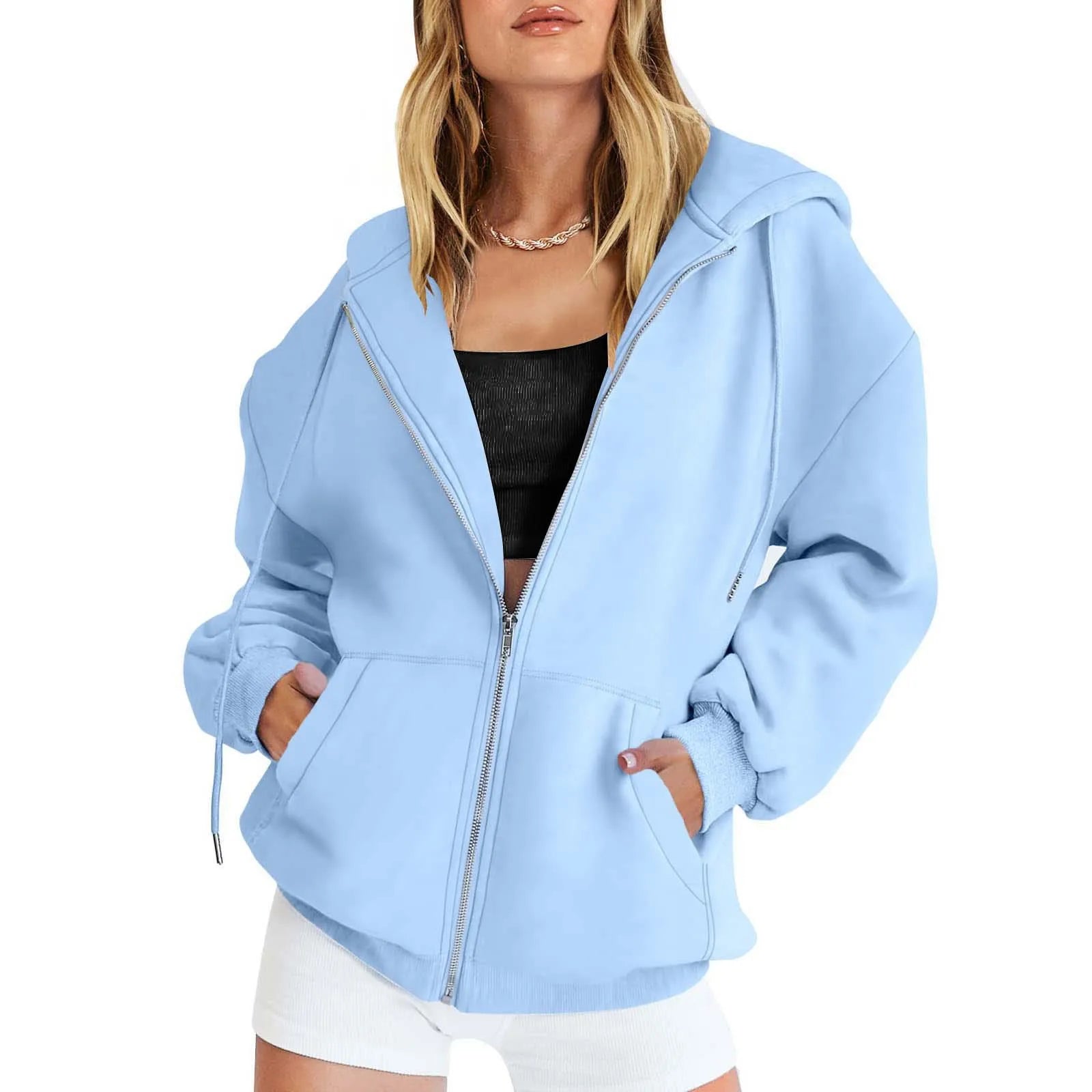 Hoodie Zip-Up Sweatshirt