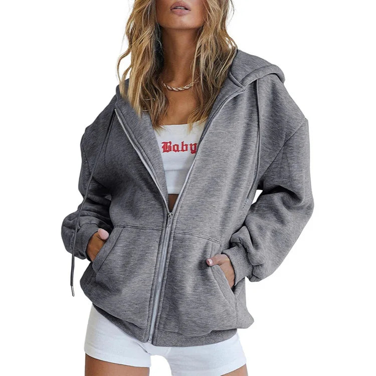 Hoodie Zip-Up Sweatshirt