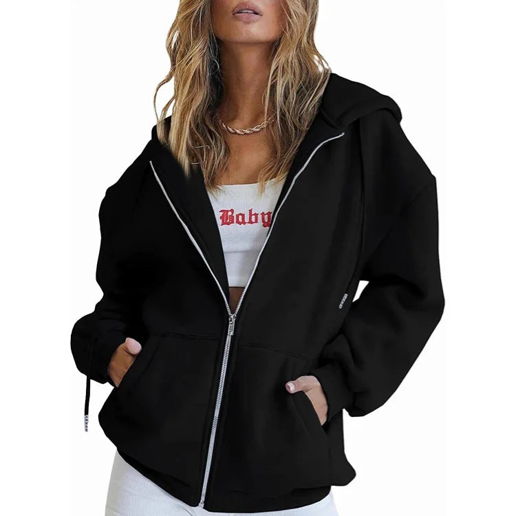 Hoodie Zip-Up Sweatshirt