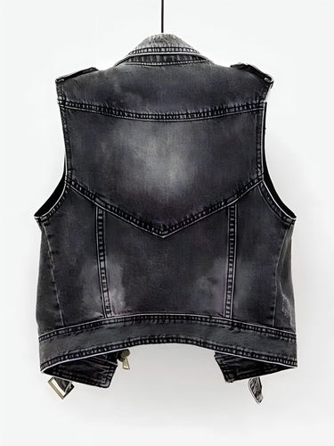 Lässige Damenweste aus Denim