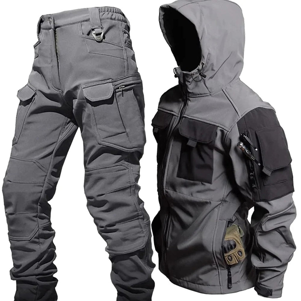 Shopnory | Kapuzenjacke und Cargo-Hosen-Set