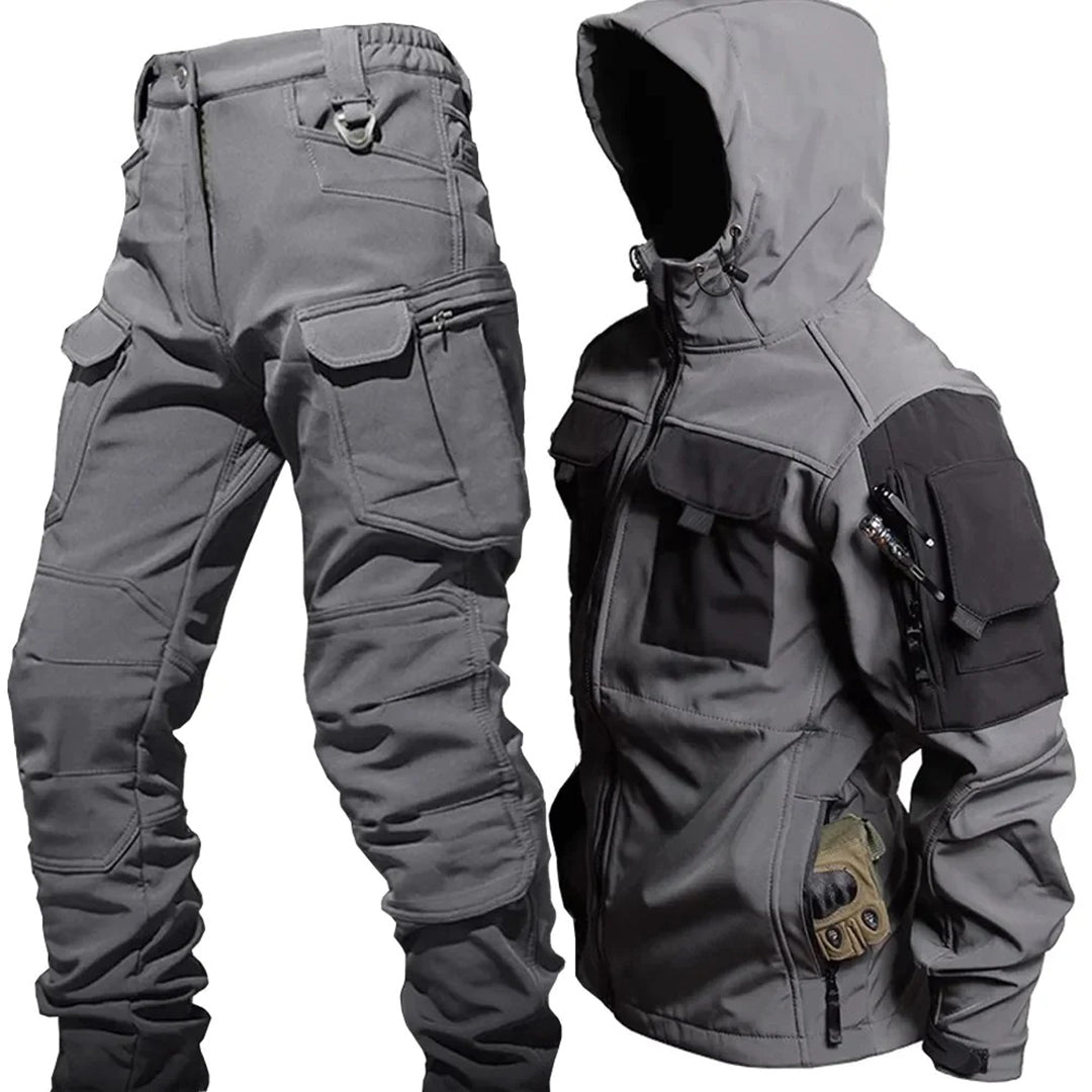 Shopnory | Kapuzenjacke und Cargo-Hosen-Set