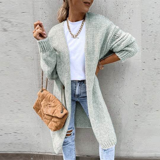 Zeitloses Langarm-Cardigan für Damen