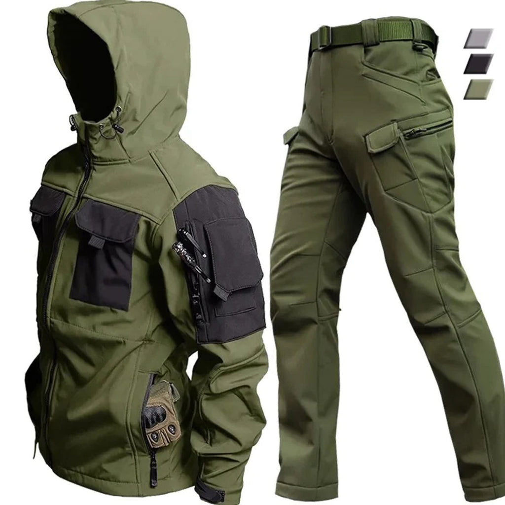 Shopnory | Kapuzenjacke und Cargo-Hosen-Set