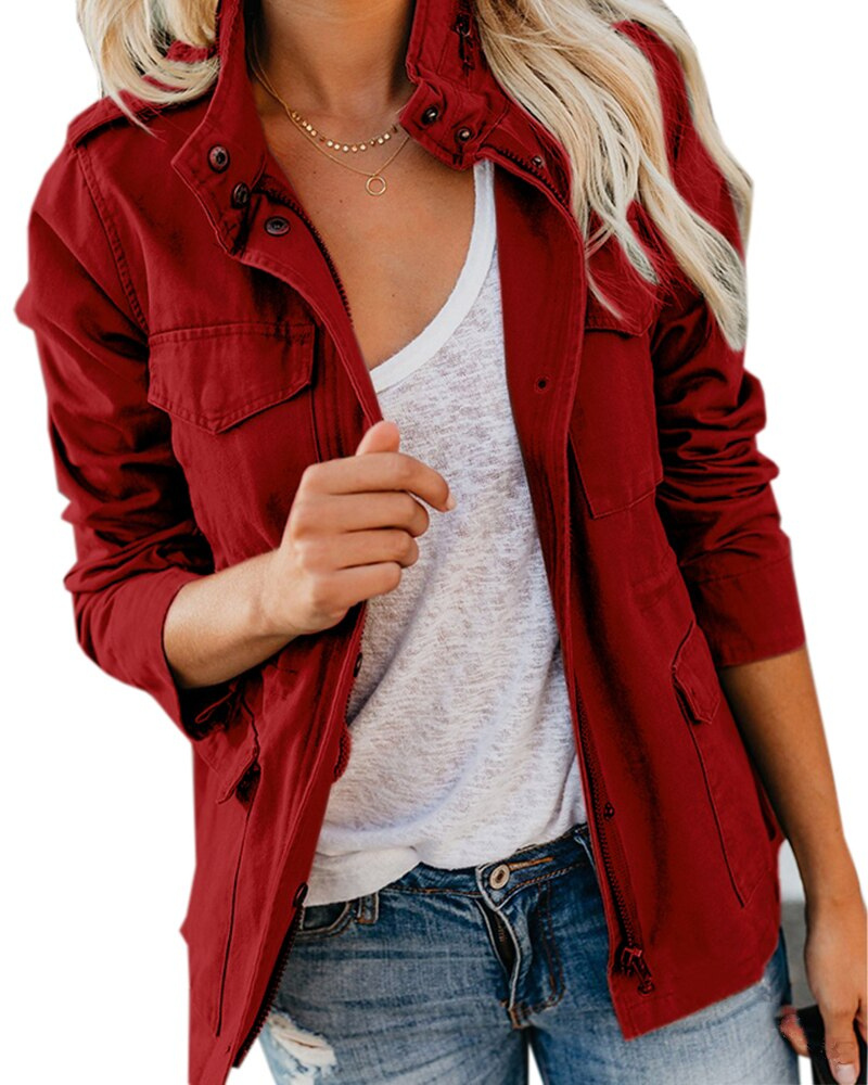 Übergangsjacke mit Taschen für Frauen