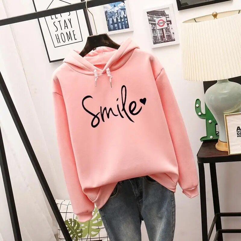 ShopNory - Janet Smile-Love Kapuzenpullover