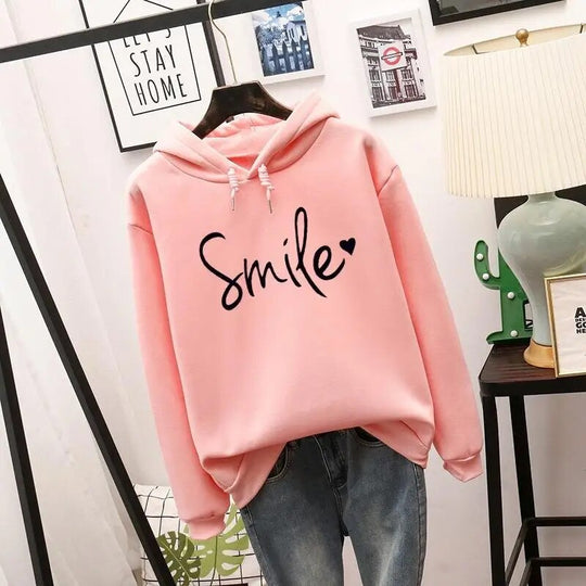 ShopNory - Janet Smile-Love Kapuzenpullover