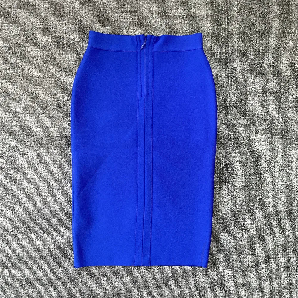 Frauen Neue Rayon Bandage Rock Elegante Bleistiftrock Berühmte Sexy Club Party Kleidung Vintage Vestios