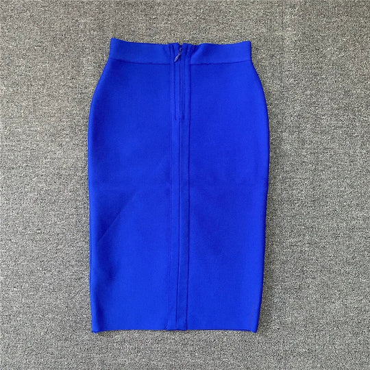 Frauen Neue Rayon Bandage Rock Elegante Bleistiftrock Berühmte Sexy Club Party Kleidung Vintage Vestios