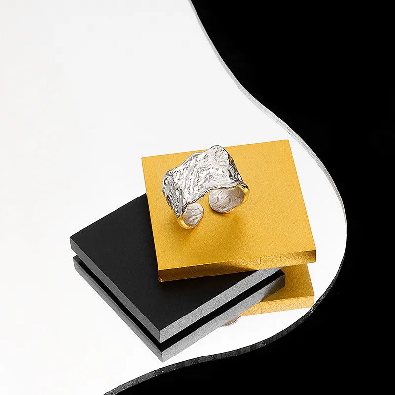 Neue kreative geometrische handgefertigte Ring | Shop Nory