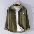 Langarm Overshirt Aus Weichem Denim