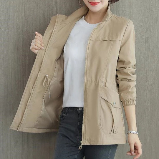Damen Übergangsjacke mit Stehkragen