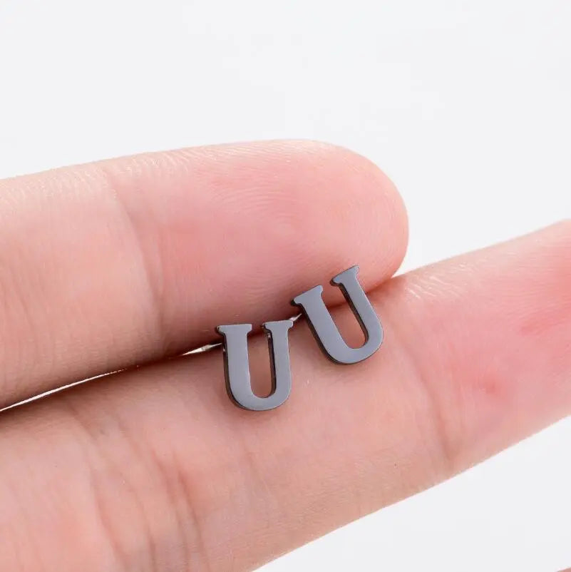 A-Z Initial Buchstaben Steckerohrringe | Shop Nory