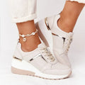 Plattform Sneaker Damen - Leichte Freizeitschuhe