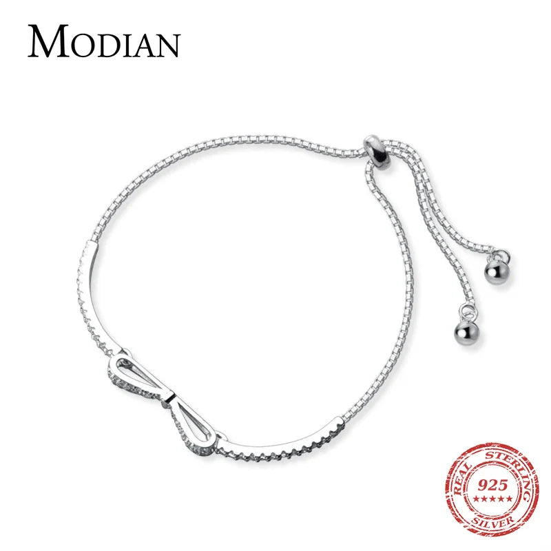 Echtes 925 Sterling Silber Verstellbares Armband | Shop Nory