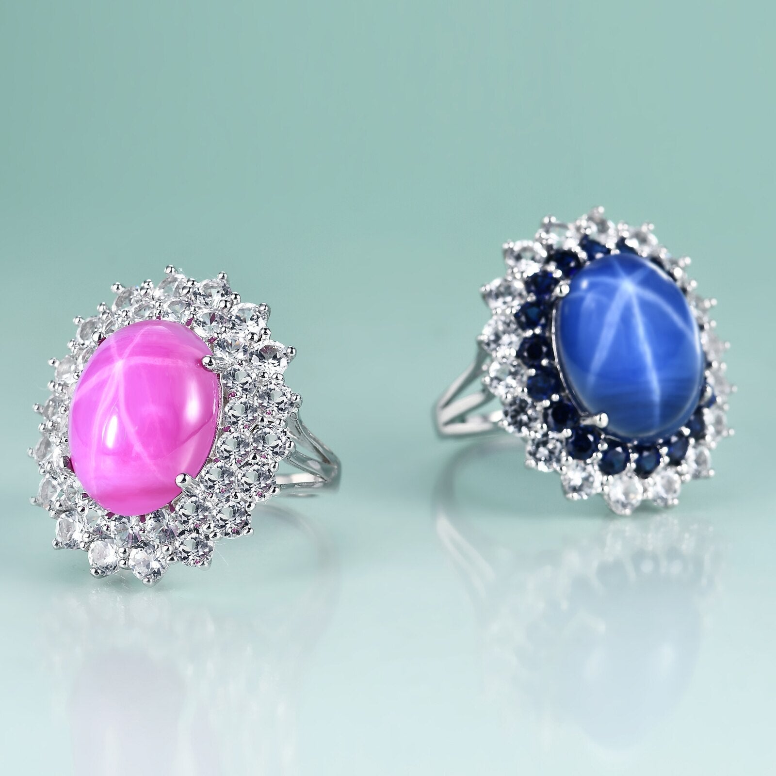 Art-Deco-Rubinring Replik des Prinzessin-Diana-Rings | Shop Nory