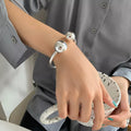925 Sterling Silver Zwei Ball Armband | Shop Nory