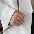 Klassische geometrische geknotete Ringe | Shop Nory