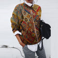 Eleganter Pullover Im Weinlese Stil