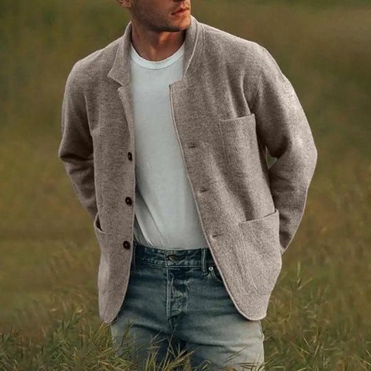 Herren-Cardigan mit tailliertem Schnitt