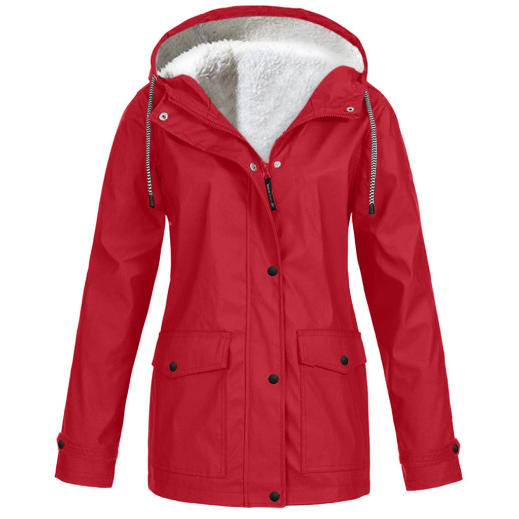Outdoor-Jacke - Wasserdicht, Winddicht & Weich Gefüttert