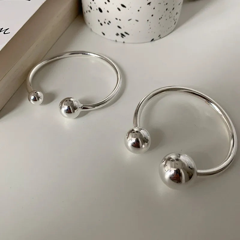 925 Sterling Silver Zwei Ball Armband | Shop Nory