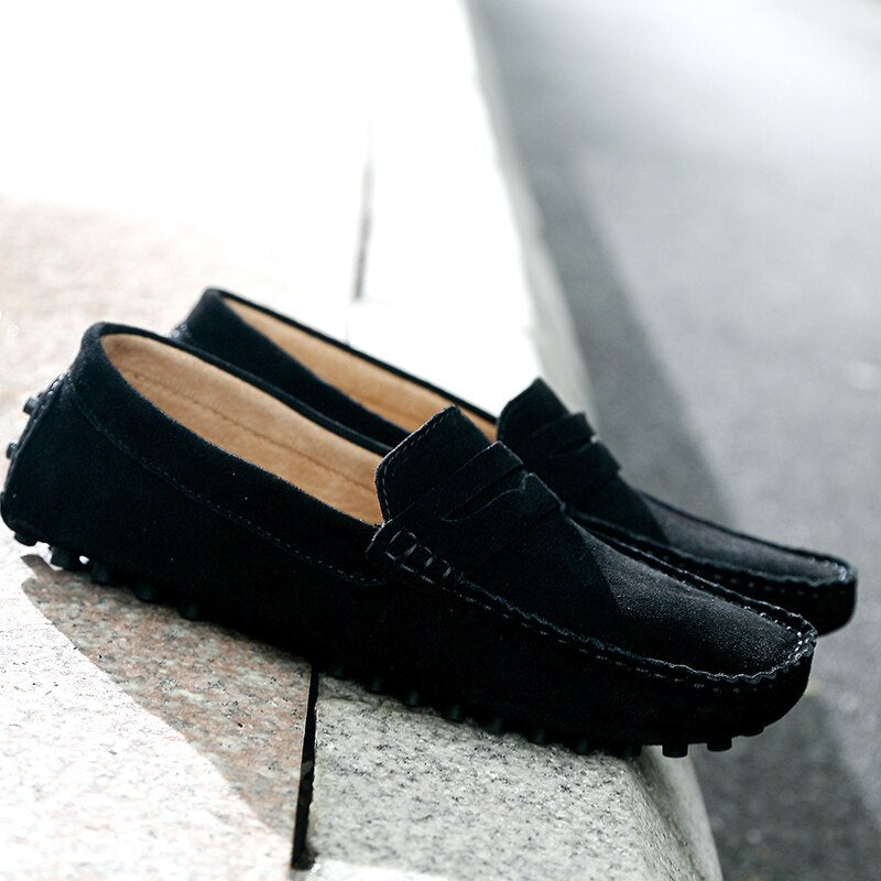 Shopnory | Lässig Wildleder Loafers für Männer