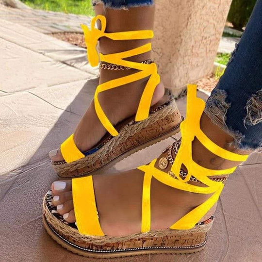 Strap Cross Frauen Sandalen