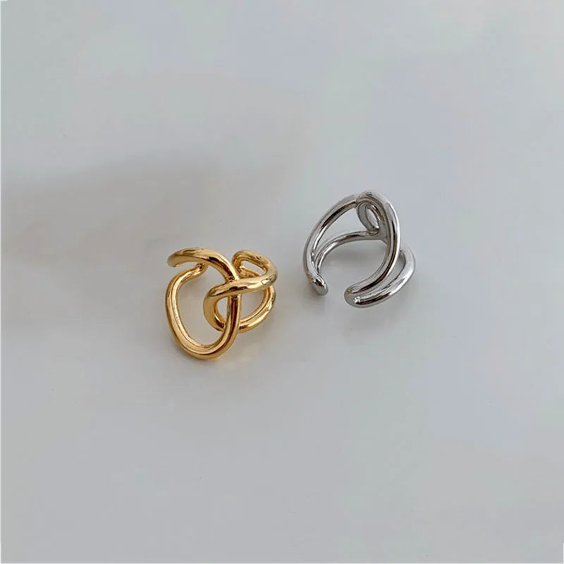 Klassische geometrische geknotete Ringe | Shop Nory