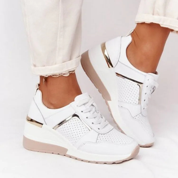 Plattform Sneaker Damen - Leichte Freizeitschuhe