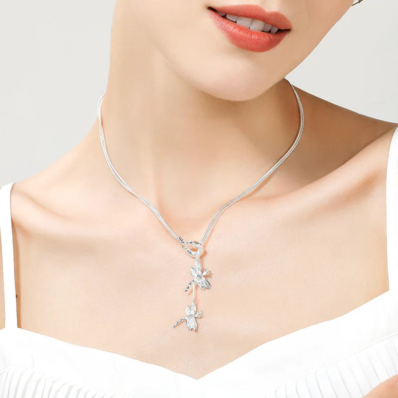 925 Sterling Silver Libellen-Halskette | Shop Nory