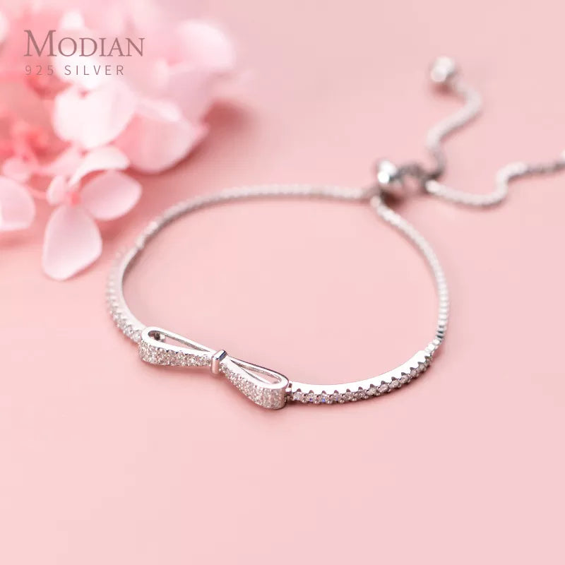 Echtes 925 Sterling Silber Verstellbares Armband | Shop Nory
