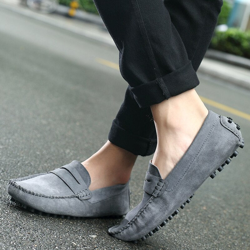 Shopnory | Lässig Wildleder Loafers für Männer