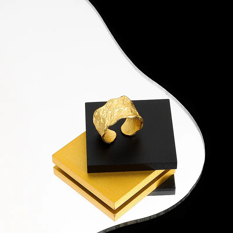 Neue kreative geometrische handgefertigte Ring | Shop Nory