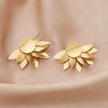 Damen Gold Silber Geschichtete Sonnenblume Statement Party Ohrringe | Shop Nory