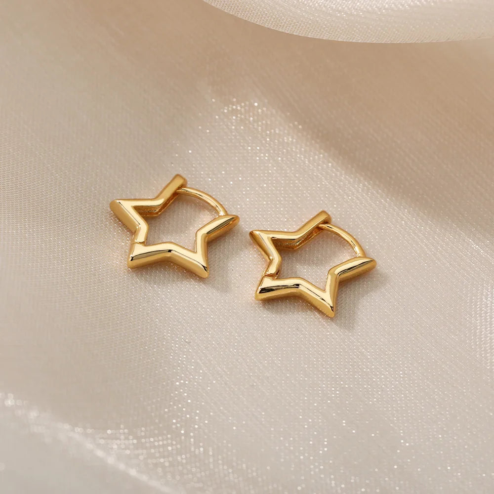 Luxus Star Hoops Ohrringe für Damen Shop Nory