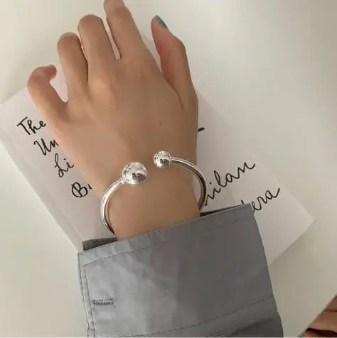 925 Sterling Silver Zwei Ball Armband | Shop Nory