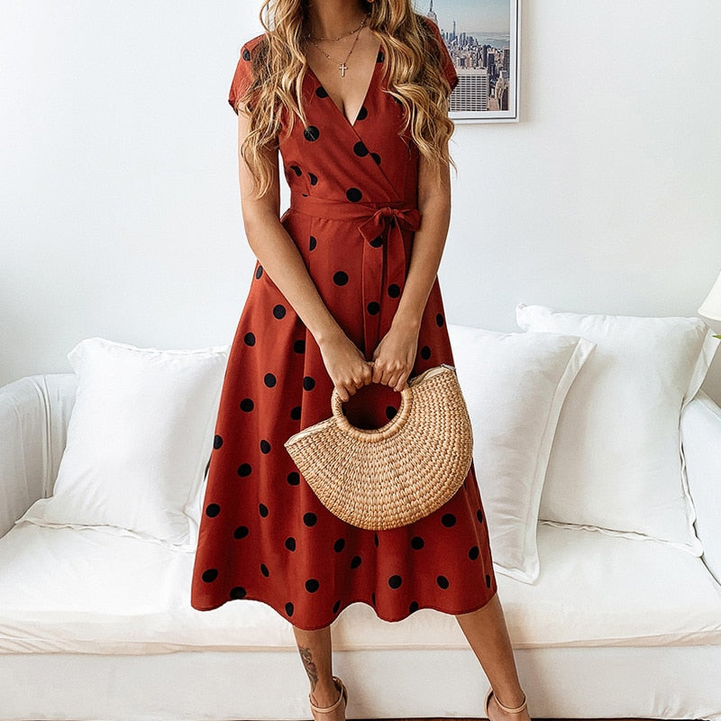 Shopnory | Juna Kleid mit Punkten