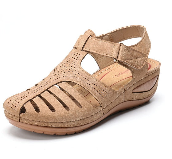 Leder Retro Orthopädische Sandalen