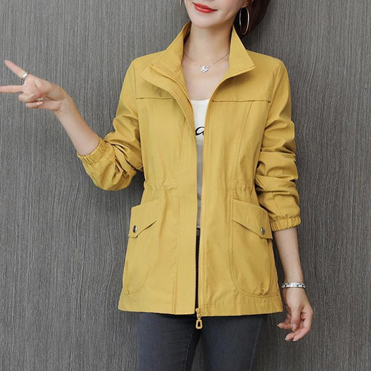 Damen Übergangsjacke mit Stehkragen