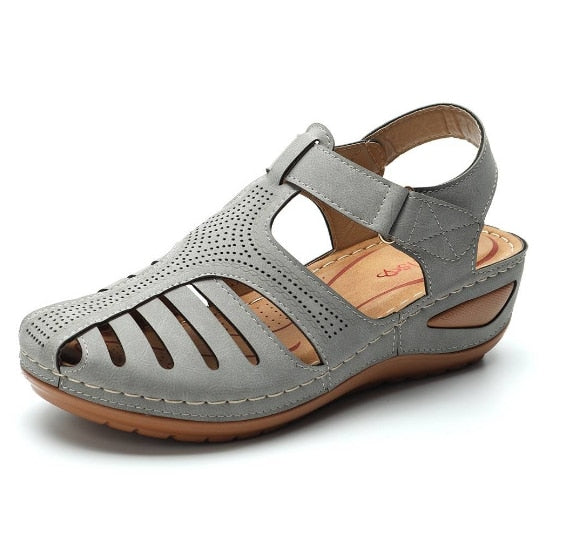 Leder Retro Orthopädische Sandalen